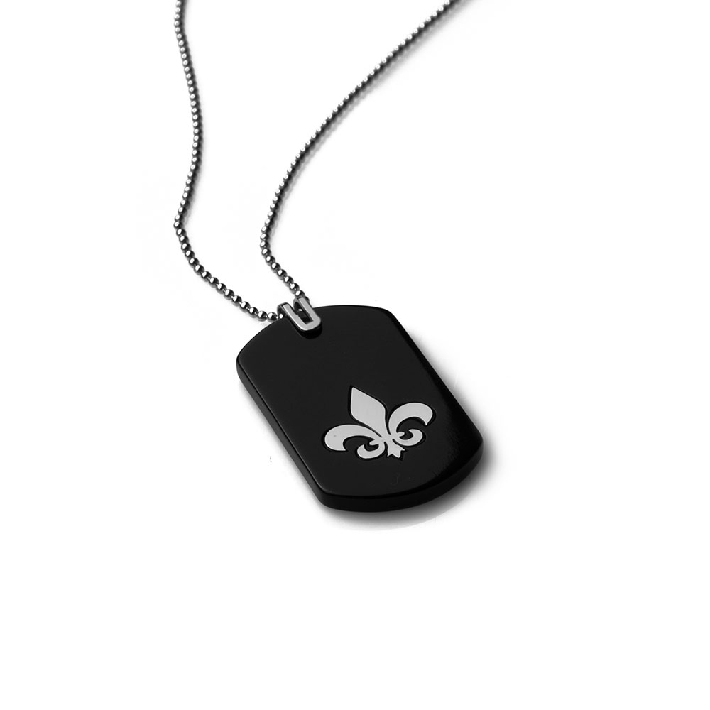 Fleur de shop lis dog tag